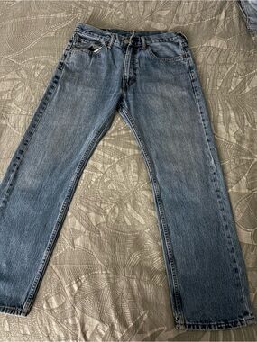 Levi's Men's Straight-Leg Medium Blue Jeans